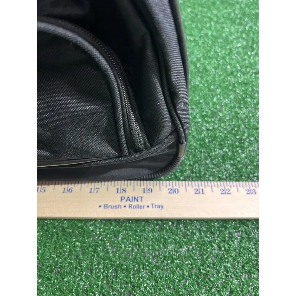 Walt Disney 1971 World Black‎ Two Rolling Wheeled Duffle Bag See Pictures